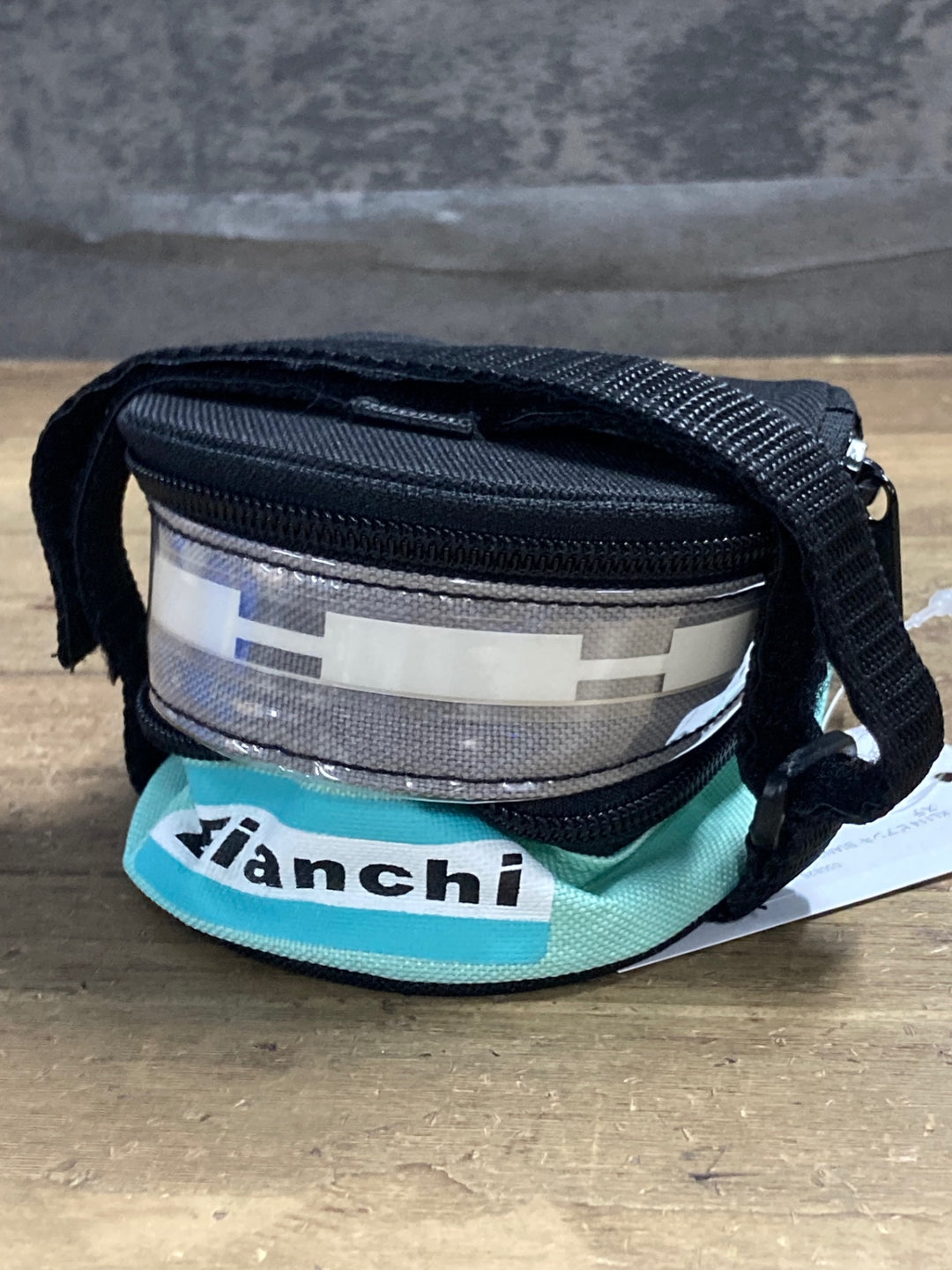 KL114 ビアンキ BIANCHI サドルバッグ 黒 チェレステ