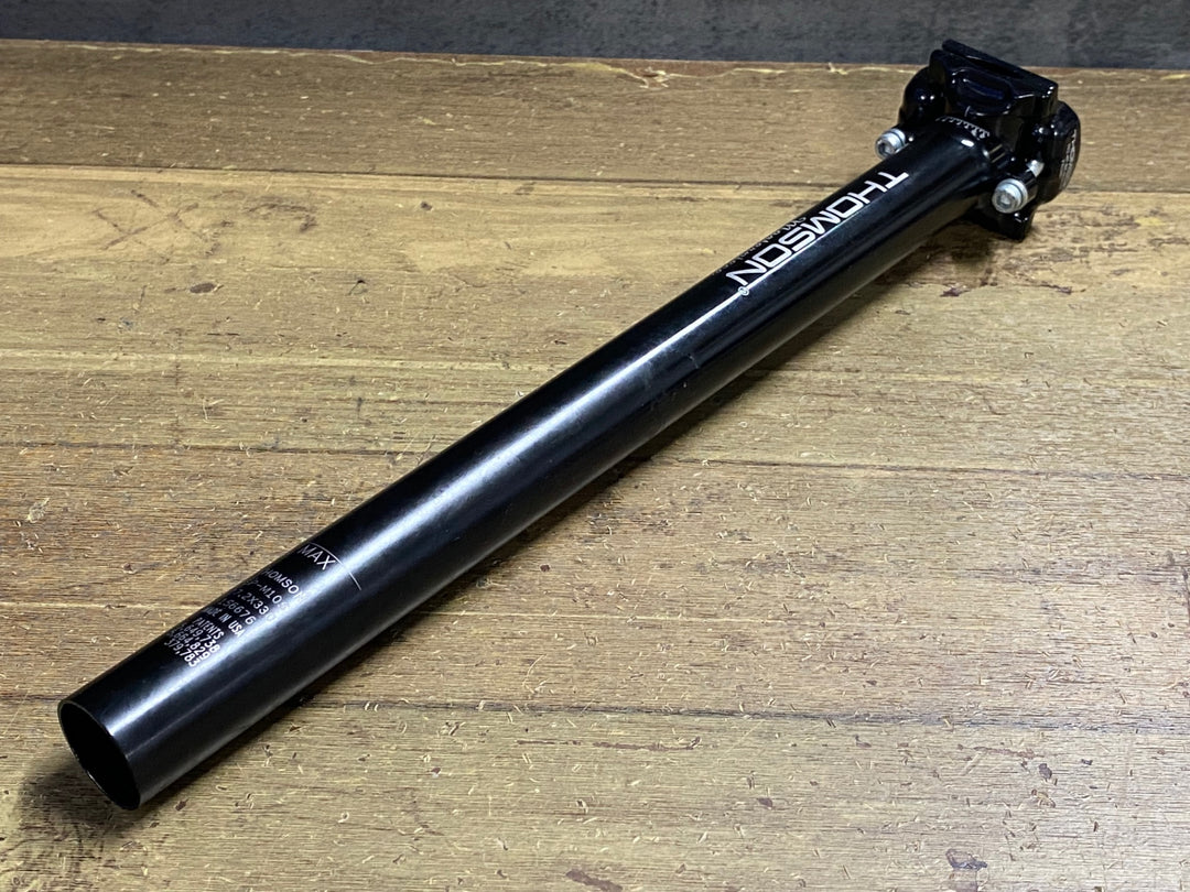 KH016 トムソン THOMSON MASTERPIECE アルミ シートポスト 黒 330mm Φ27.2