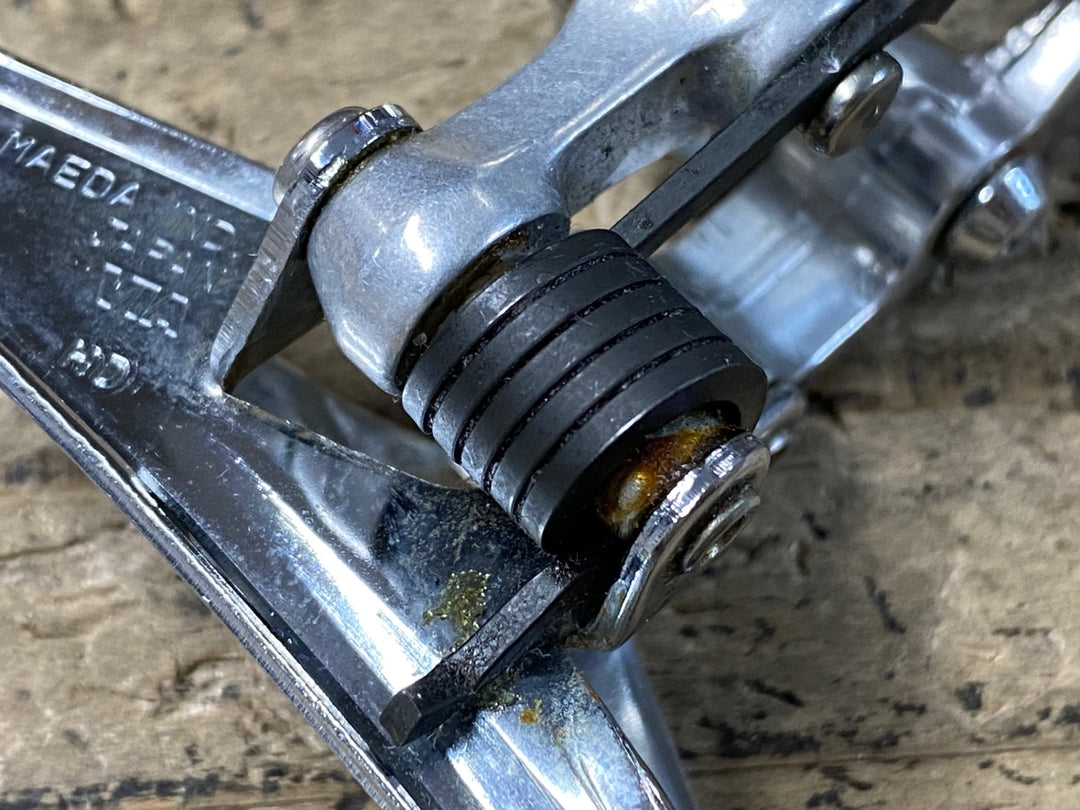 KC912 サンツアー SUNTOUR SUPERBE PRO フロントディレイラー 2s ハンド式 Φ28.6 ※腐食