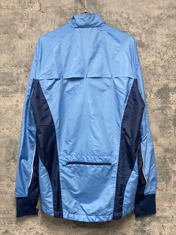 KG089 ルコックスポルティフ le coq sportif 長袖 ウインドブレーカー 青 M