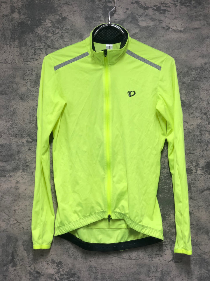 JV077 パールイズミ PEARL iZUMi 長袖 ウインドブレイカー イエロー XS