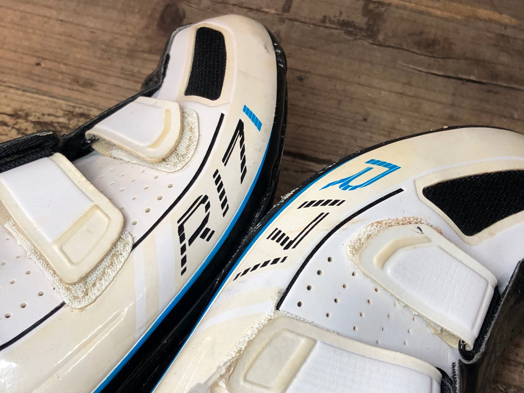 JO685 シマノ SHIMANO R171 SH-R171WE ビンディングシューズ 3穴 白 EU41.5 ※日焼け劣化