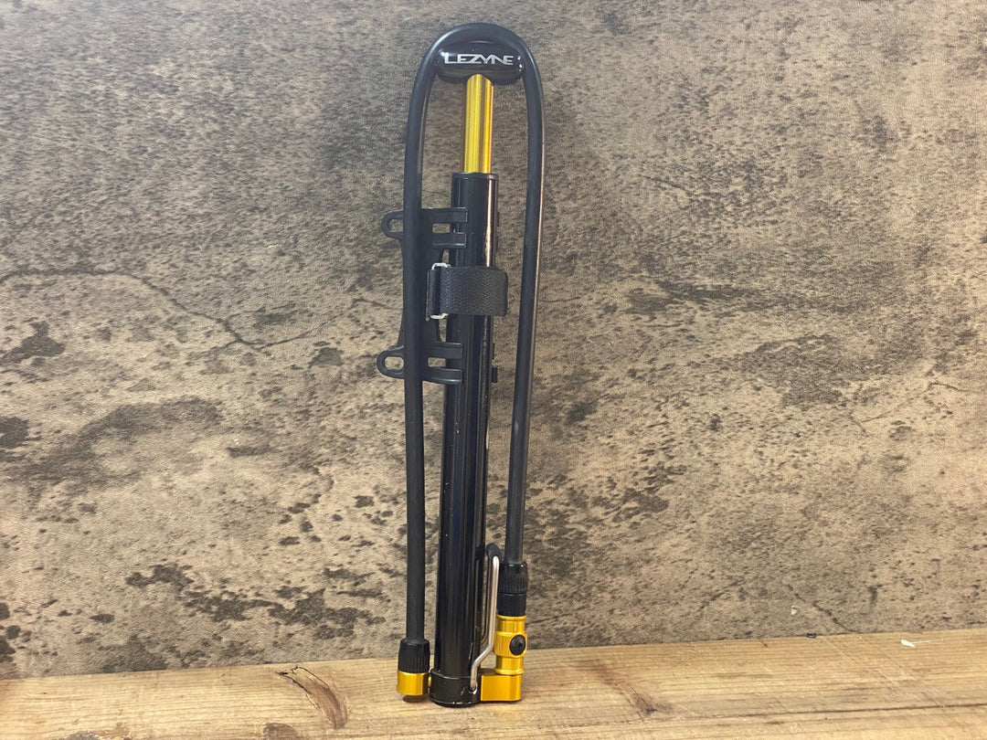 JM618 レザイン LEZYNE MICRO FLOOR DRIVE HP 空気入れ ポンプ 黒 ※ガリ傷