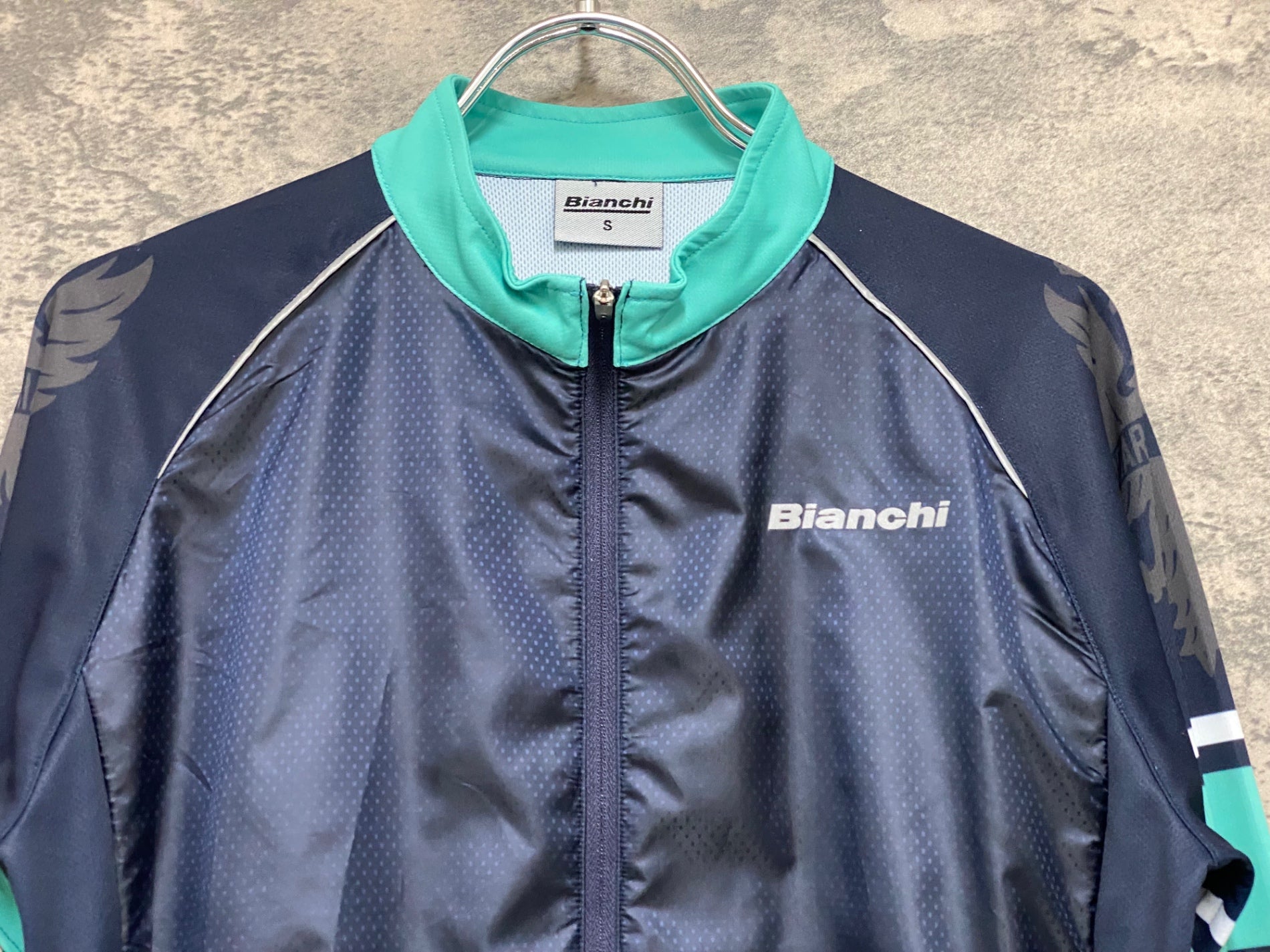 JN256 ビアンキ BIANCHI 長袖 サイクルジャージ 紺 S – BICI AMORE
