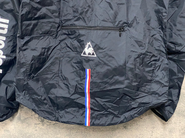 JW111 ルコックスポルティフ le coq sportif 長袖 レインジャケット 黒 M