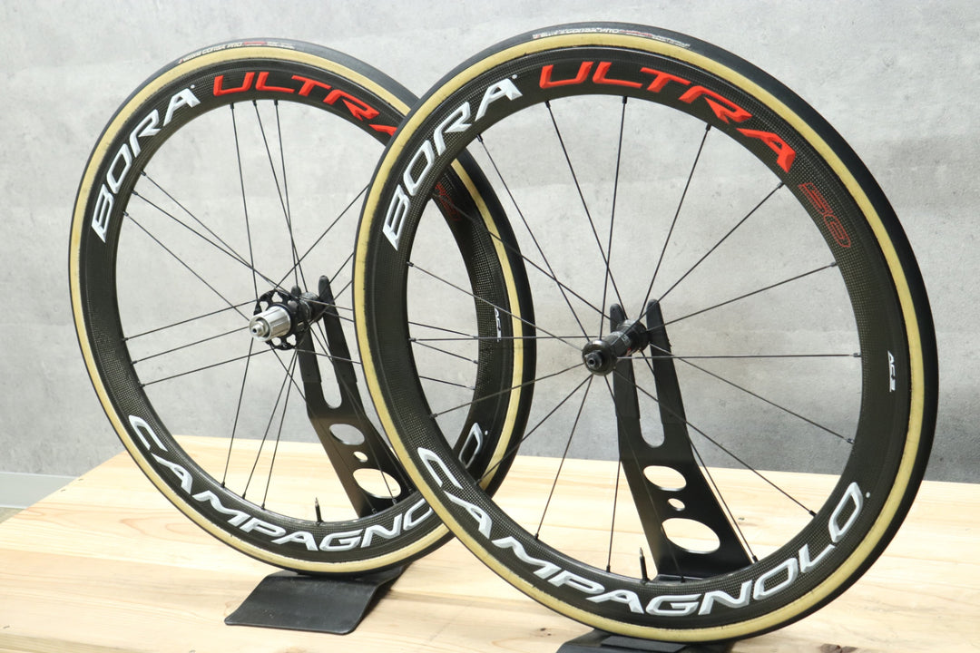 カンパニョーロ CAMPAGNOLO ボーラ ウルトラ BORA ULTRA 50 AC3 カーボン チューブラー ホイールセット シマノ 11S/12S 【さいたま浦和店】