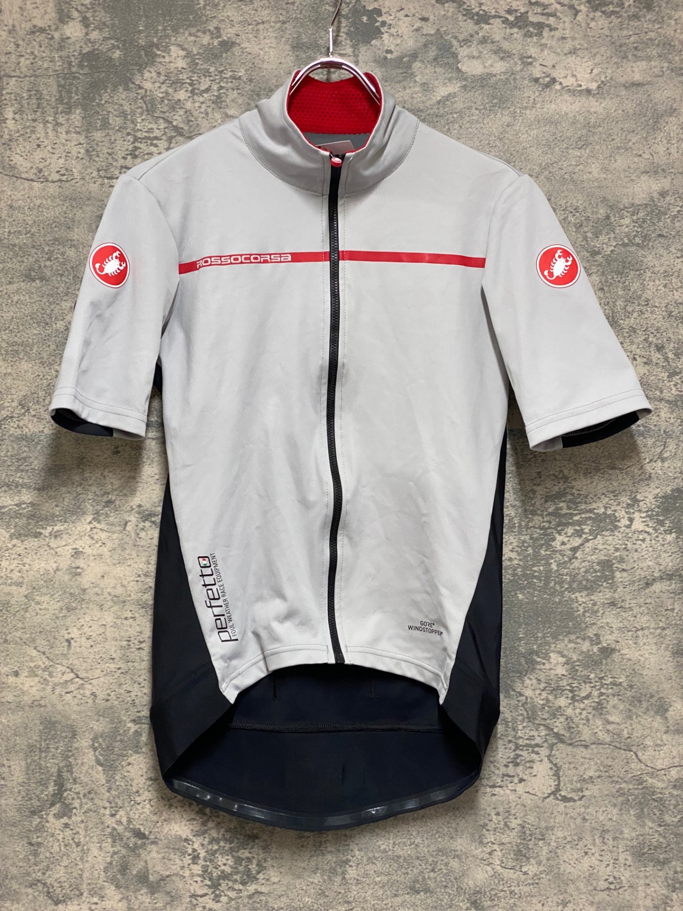 JM827 カステリ CASTELLI ロッソコルサ ROSSO CORSA 半袖 サイクル