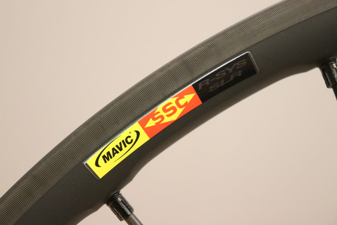 マヴィック MAVIC アールシス R-SYS SLR アルミ クリンチャー ホイールセット シマノ11S/12S ナローリム 15C 【仙台店】
