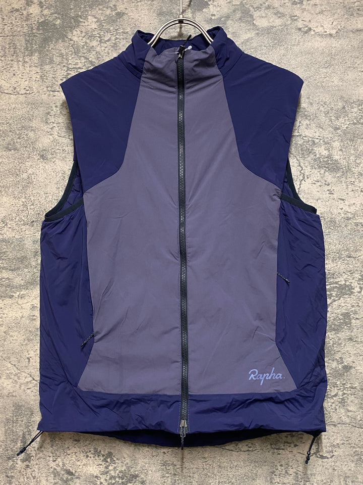 JL021 ラファ Rapha MEN'S EXPLORE INSULATED GILET ジレ サイクルベスト パープル XS