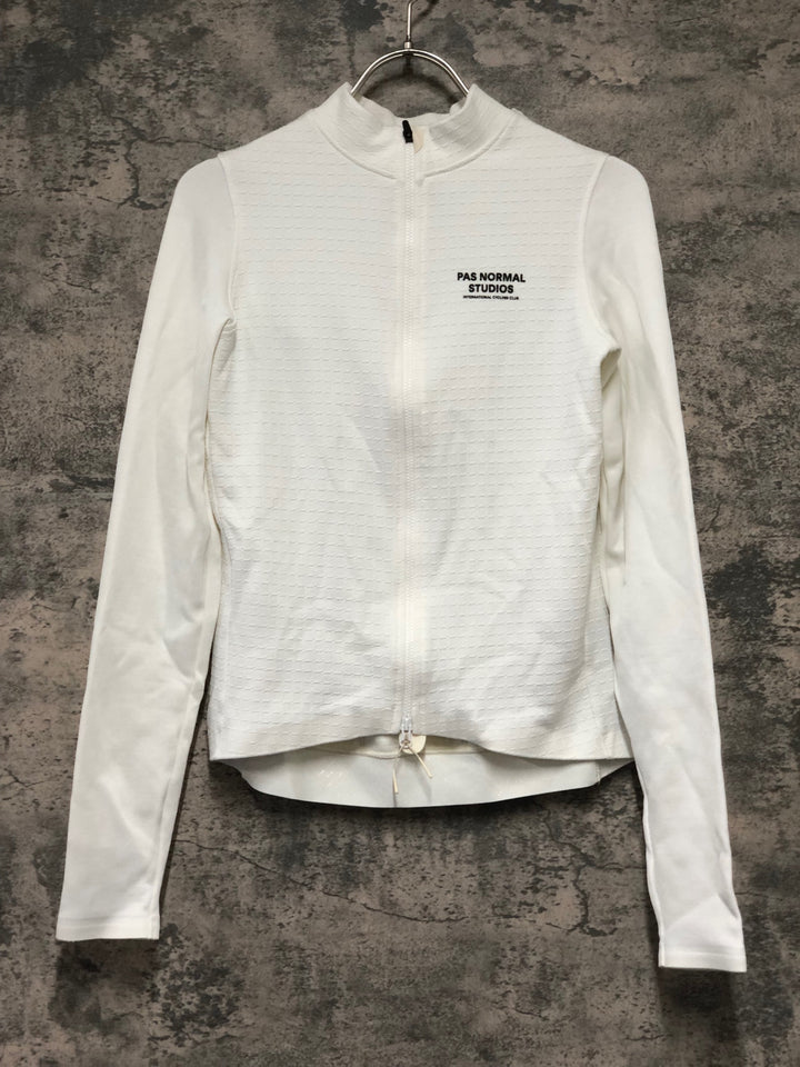 KK156 パスノーマルスタジオ PAS NORMAL STUDIOS ESCAPISM LONG SLEEVE JERSEY 長袖 サイクルジャージ 白 S