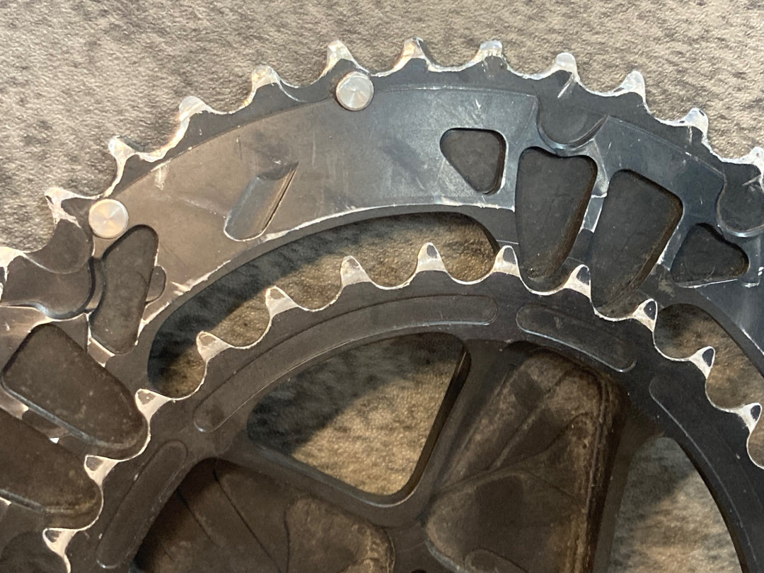 JK642 ローター ROTOR QRINGS チェーンリング 52/36T 11S ダイレクトマウント 楕円