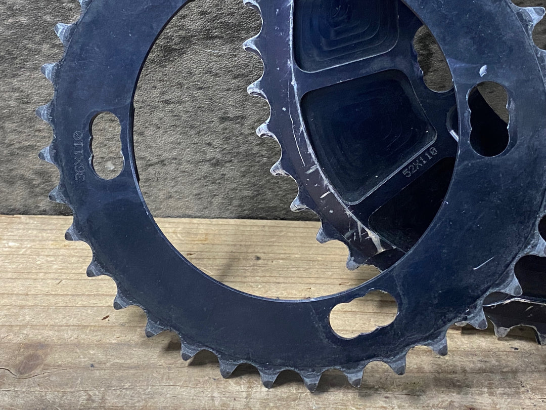 KL560 ローター ROTOR QRINGS チェーンリング 52/36T BCD110 4アーム