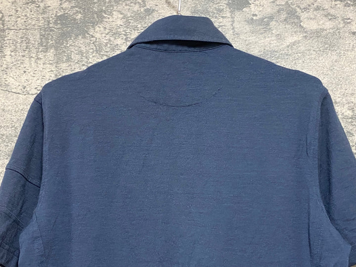 KI190 ラファ Rapha MERINO POLO 半袖 ポロシャツ ネイビー M