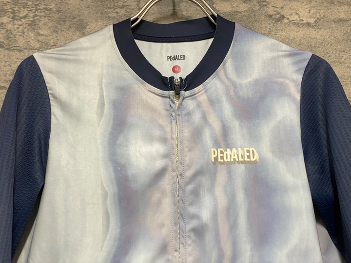 KG108 ペダレット PEdALED 半袖 サイクルジャージ 紺 M