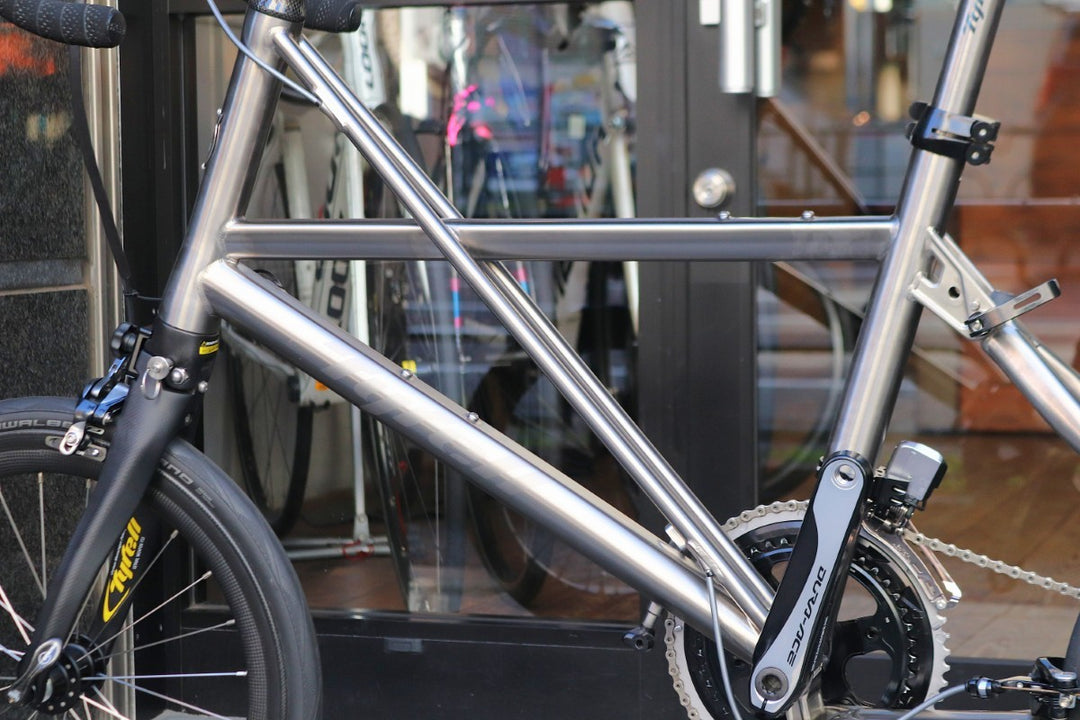 タイレル Tyrell XF 2015モデル シマノ デュラエース 9070 11S Di2 チタン 20インチ ミニベロ 折り畳み 小径車 ロードバイク 【東京南麻布店】