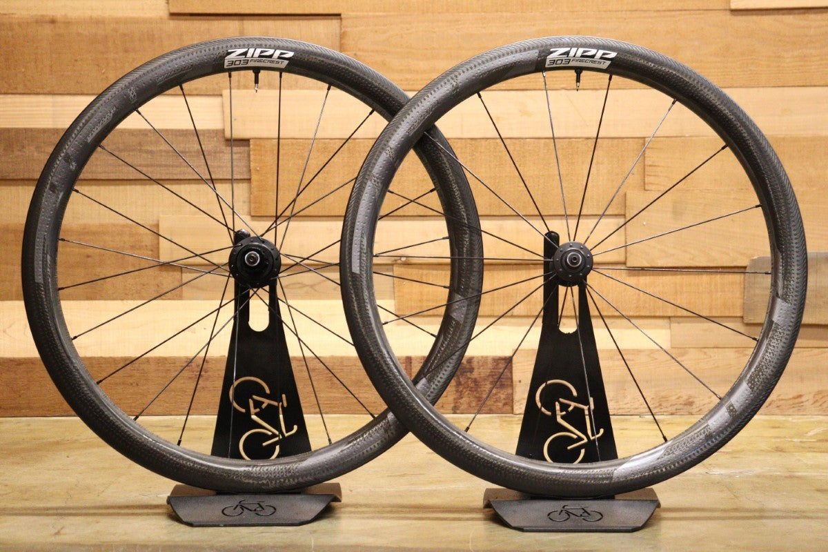 ジップ ZIPP 303 ファイアクレスト 303 FIRECREST RIM カーボン チューブレスレディ シマノ 11/12S ワイドリム 19C  ホイールセット 【立川店】