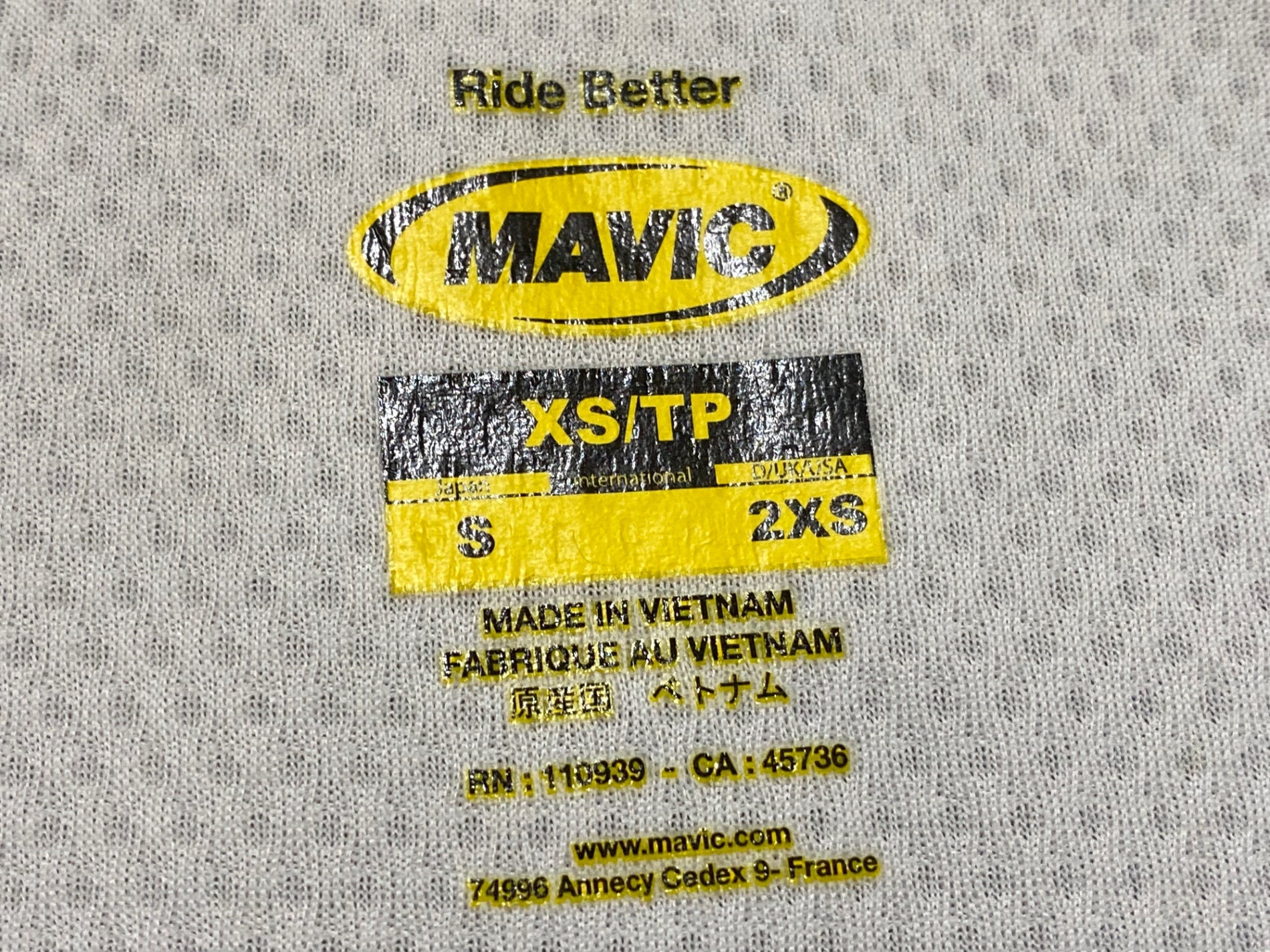 KG968 マヴィック MAVIC 半袖 サイクルジャージ 白 黒 S – BICI AMORE
