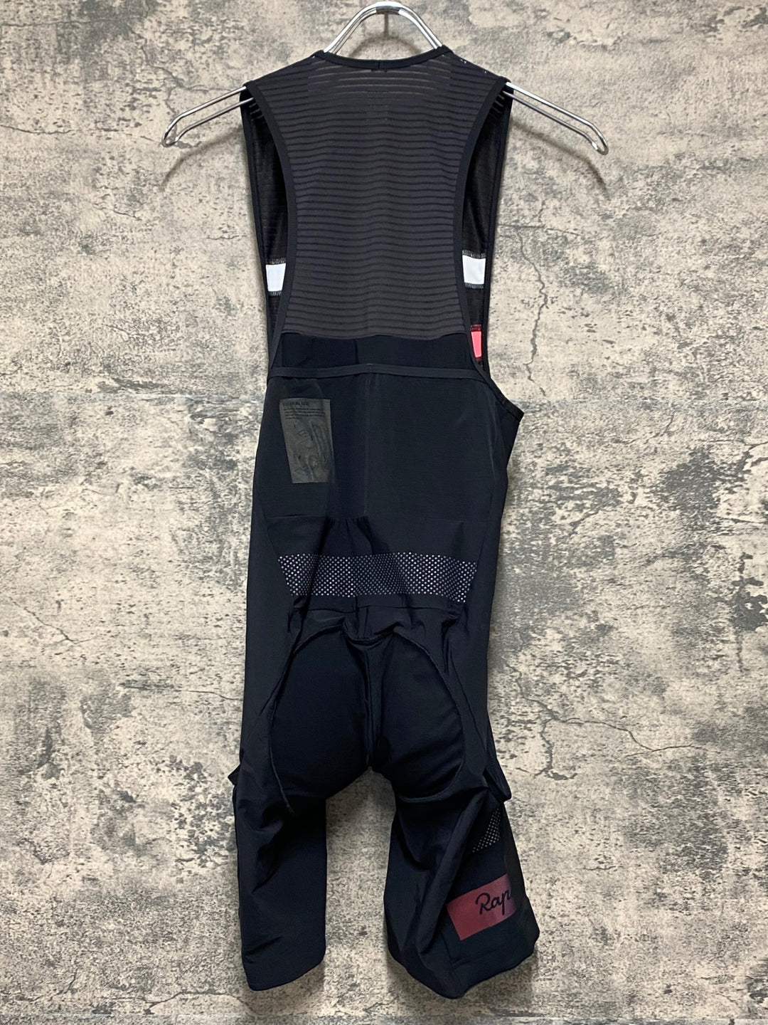 KA309 ラファ Rapha MEN'S CARGO BIB SHORTS カーゴビブショーツ 黒 S ※動物の毛