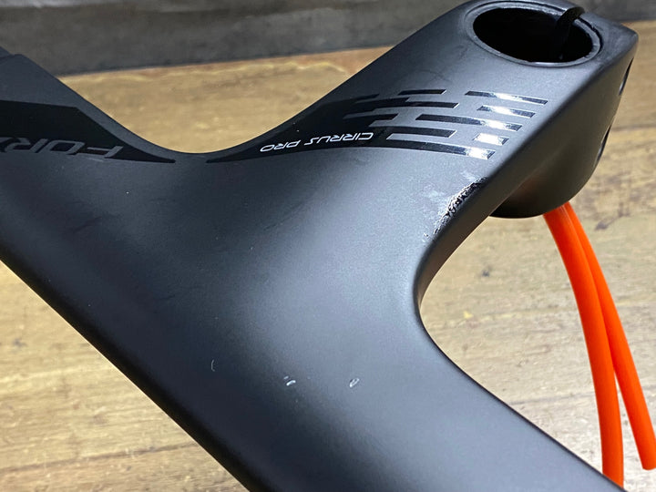 KA015 フォルツァ FORZA CIRRUS PRO ステム一体型 カーボン ドロップハンドル ブラケット/エンド部C-C400/420mm ステム長100mm