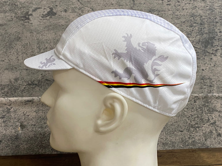 KM243 リオンドカペルミュール Lion de KAPELMUUR サイクルキャップ 白 ONE SIZE