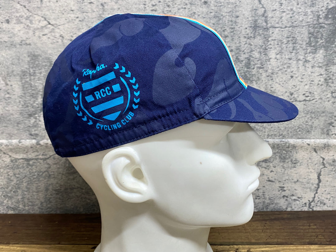 KJ016 ラファ Rapha PAULSMITH ＆ Rapha CAP サイクルキャップ 濃紺 ワンサイズ