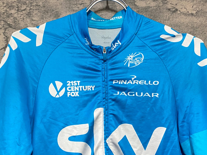 KJ204 ラファ Rapha プロチーム MEN`S PRO TEAM JERSEY 半袖 サイクルジャージ チームスカイ M 青