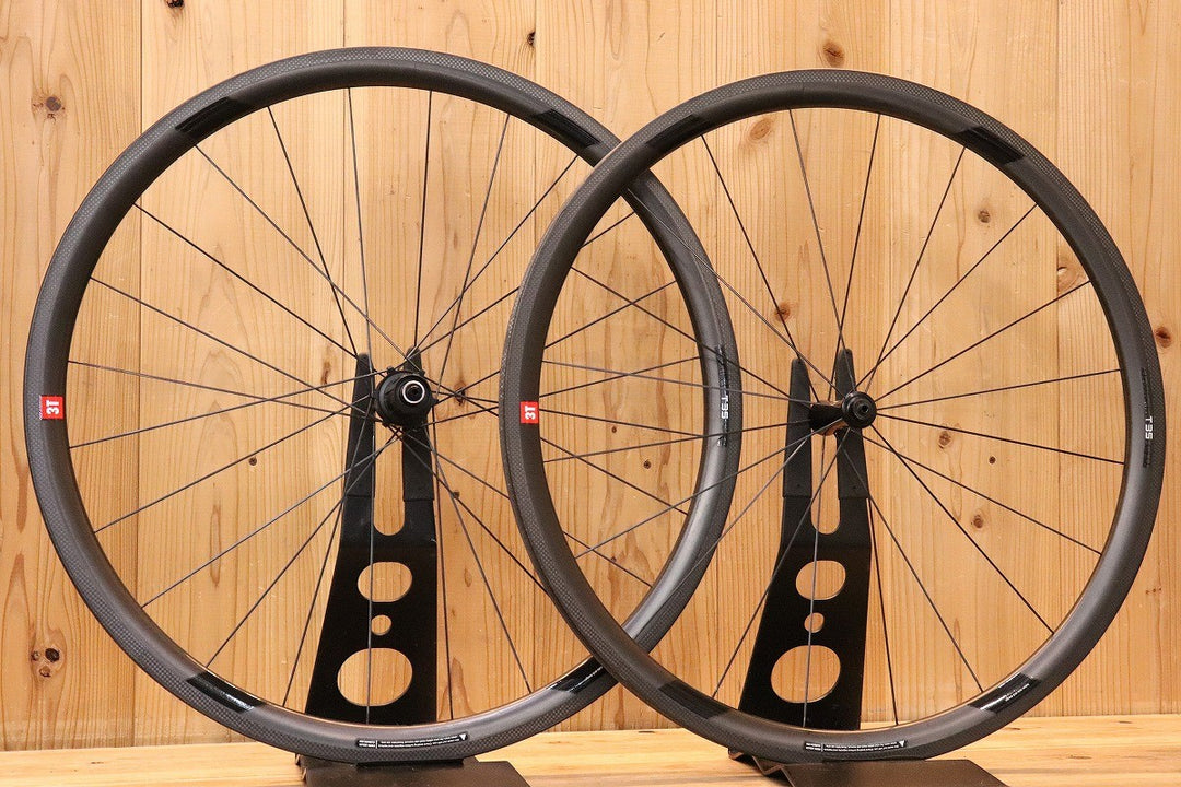 【未使用品!!】 3T オルビス ORBIS II T35 LTD カーボン チューブラー ホイールセット シマノ 11S/12S 【芦屋店】
