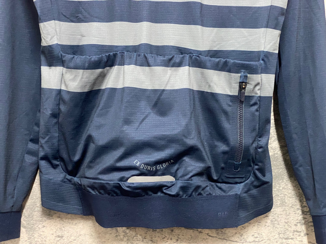 JZ975 ラファ Rapha RCC PRO TEAM LONG SLEEVE JERSEY 長袖 サイクルジャージ ネイビー S