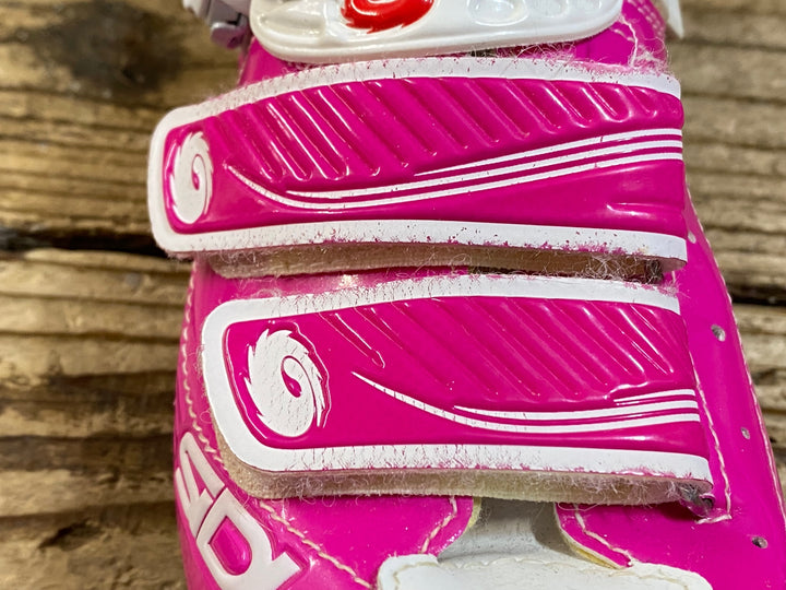 KG406 シディ SIDI TRACE MTB WMN ビンディングシューズ 2穴 ピンク ホワイト レディース EU38 ※ペン字あり