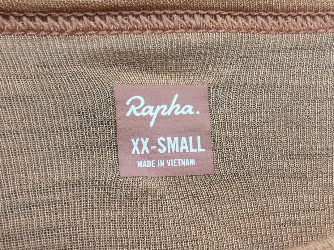 JD738 ラファ Rapha MERINO BASE LAYER LONG SLEEVE 長袖 べースレイヤー ピンク XXS