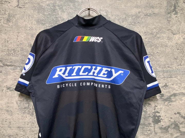 KF193 PACE 半袖 サイクルジャージ 黒 M RITCHEY ※擦れ大