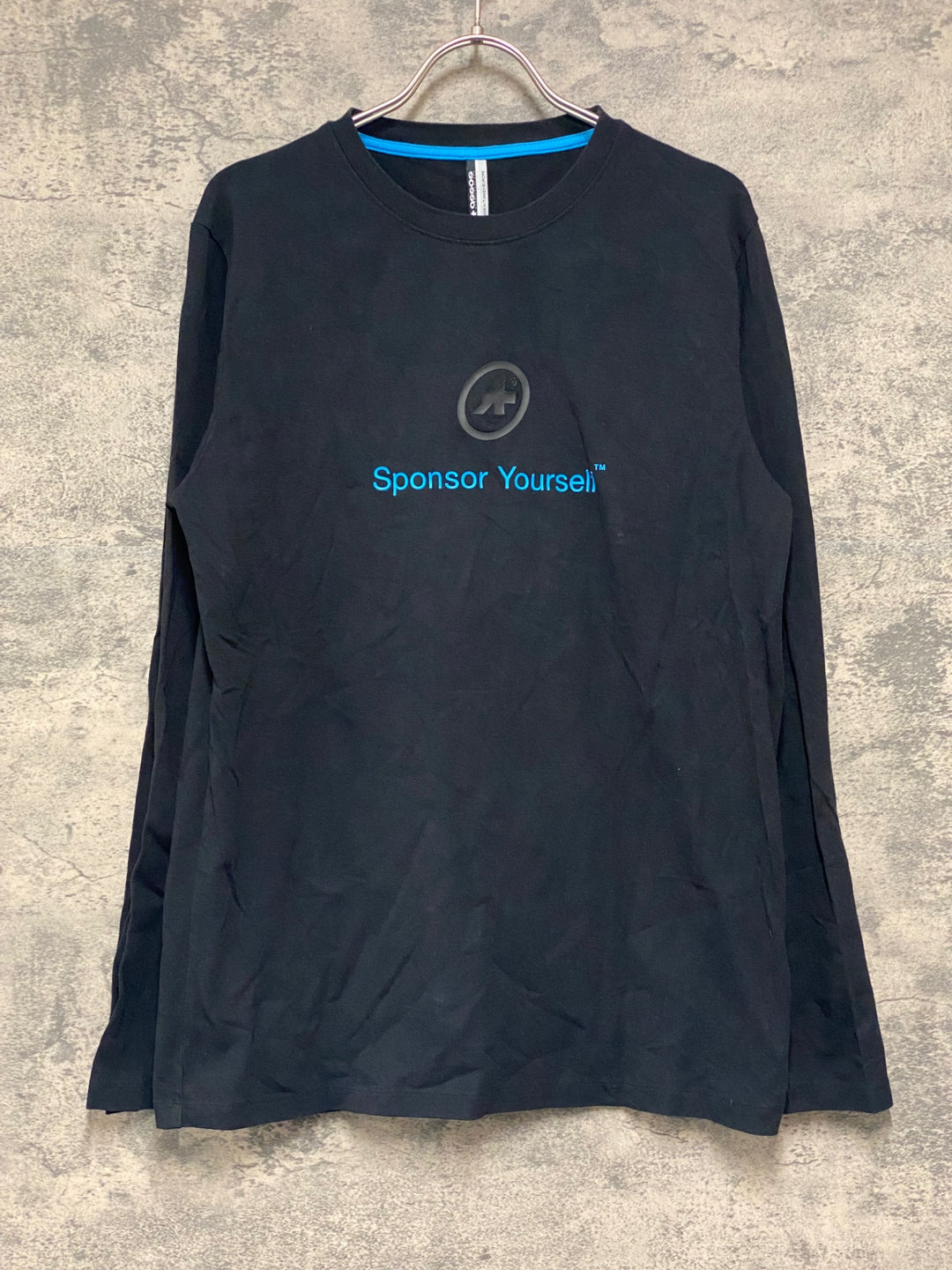 JV909 アソス ASSOS 長袖 Tシャツ 黒 M