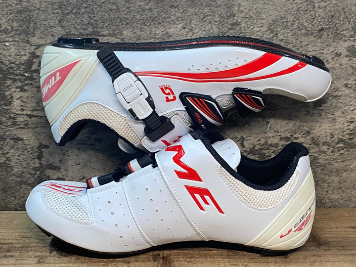 JR489 タイム TIME ULTEAM RS CARBON ビンディングシューズ 白 EU41.5