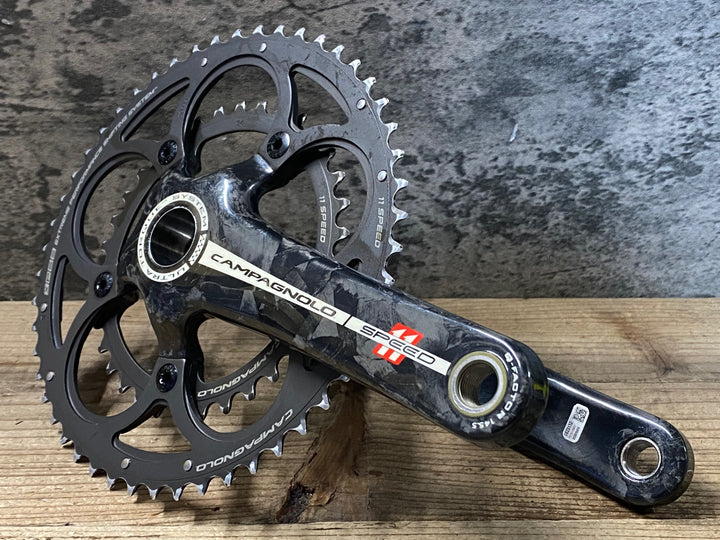 JO312 カンパニョーロ CAMPAGNOLO SPEED 11 FC13-1640C ULTRA-TORQUE CT CARBON クランクセット 165mm 50/34T 2x11s