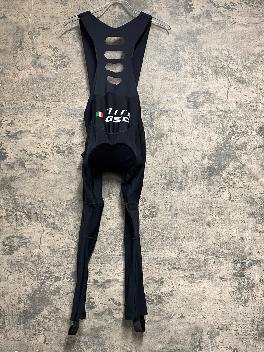 KH935 ジェッセージ GSG ビブタイツ 黒 M 裏起毛