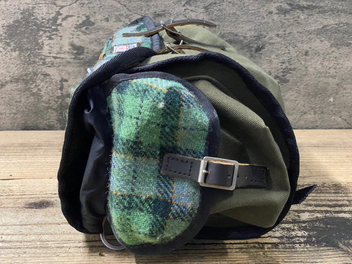 KR473 キャラダイス CARRADICE & HARRIS TWEED バッグ 緑