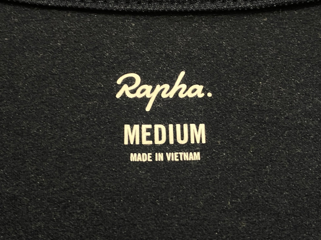 KH655 ラファ Rapha CORE LONG SLEEVE JERSEY 長袖 サイクルジャージ 紺 M 裏起毛