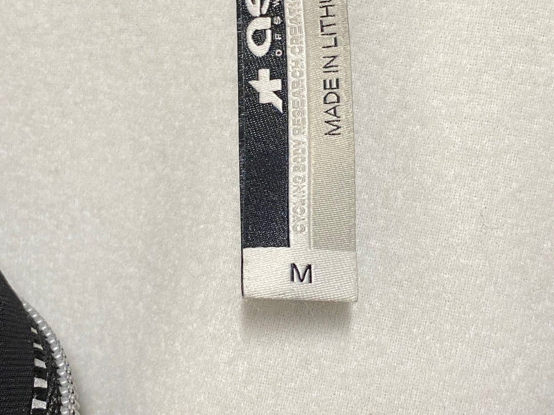 JP396 アソス ASSOS MILLE JACKET EVO7 長袖 サイクルジャケット 黒 白 M 裏起毛