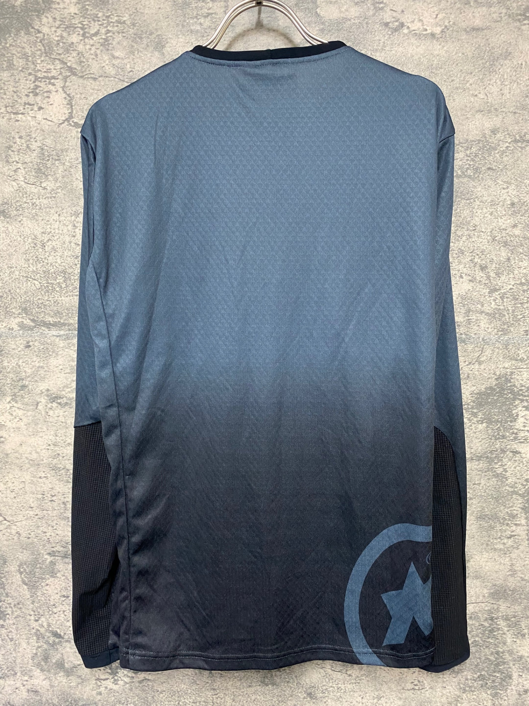 JL102 アソス assos TRAIL LS JERSEY T3 長袖 サイクルジャージ グレー 黒 S