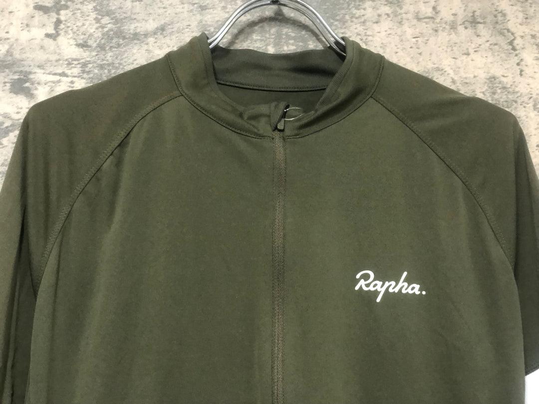 JV868 ラファ Rapha CORE JERSEY 半袖 サイクルジャージ オリーブ XL