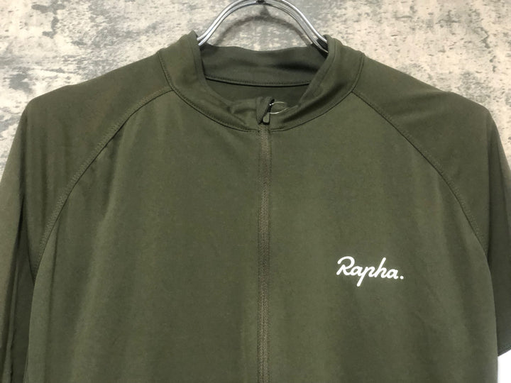 JV868 ラファ Rapha CORE JERSEY 半袖 サイクルジャージ オリーブ XL