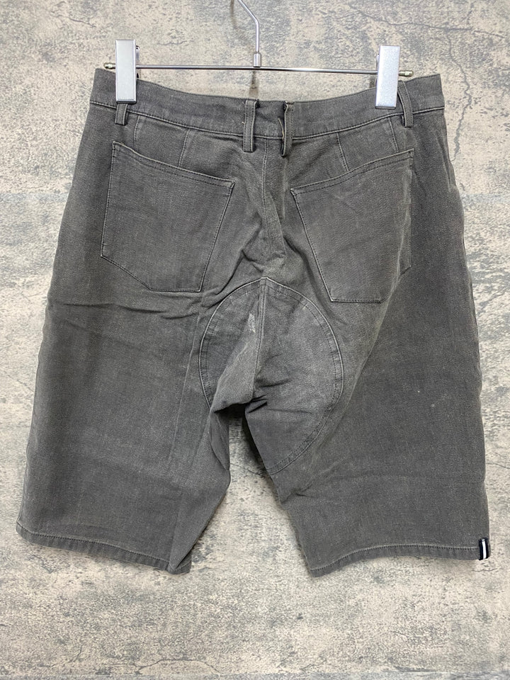 JM258 カペルミュール KAPELMUUR ショート サイクルパンツ デニム 茶 L ※汚れ