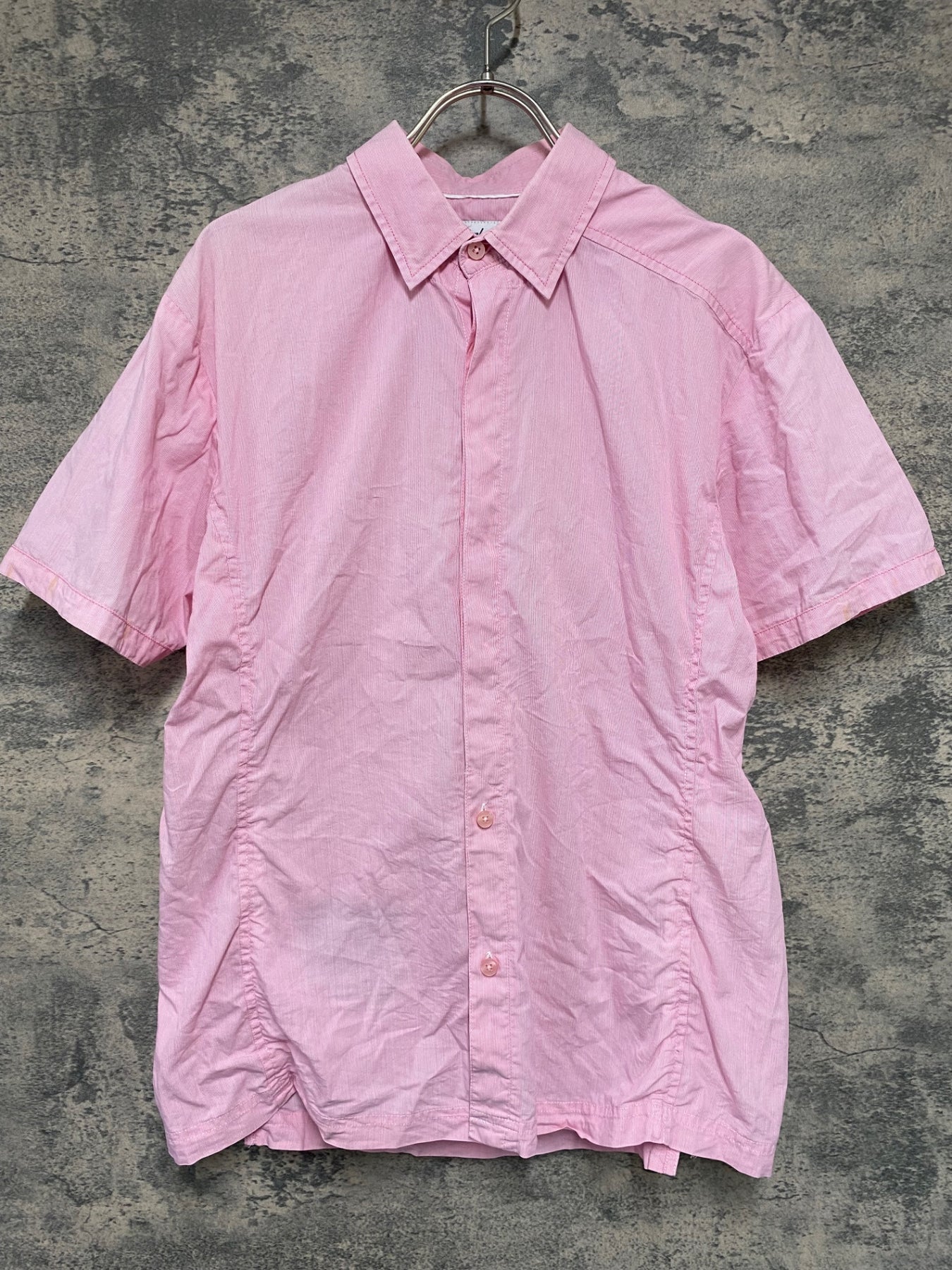 ピンク　シャツ PING APPAREL】サンベール×クールフローカノコ半袖ハイネックシャツ