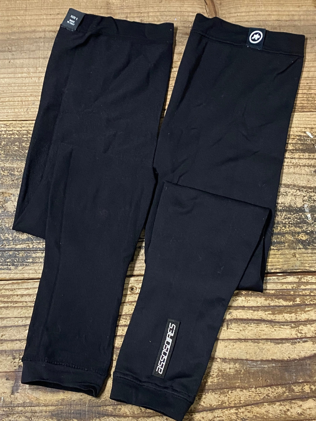 JQ091 アソス ASSOS レッグカバー 黒 I