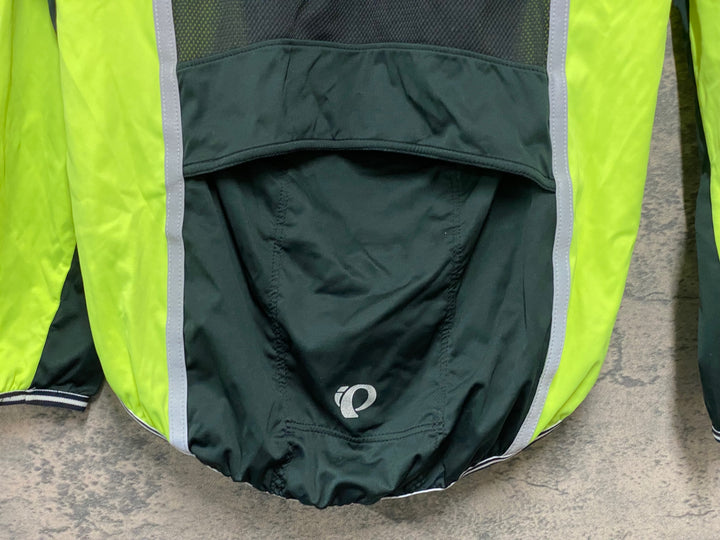 JI488 パールイズミ PEARL iZUMi 長袖 ウインドブレイカー 黒 黄 M