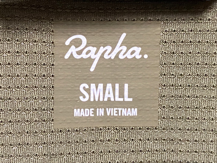 KB061 ラファ Rapha CLASSIC FLYWEIGHT JERSEY 半袖 サイクルジャージ オリーブ S ※ゴム伸び