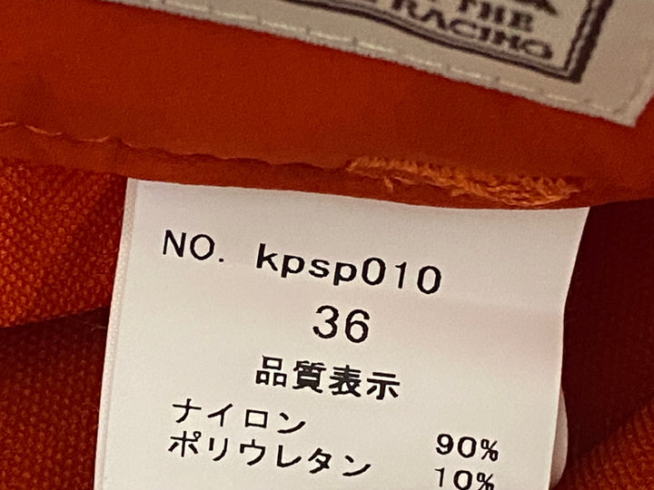 JO896 カペルミュール KAPELMUUR ストレッチショートパンツ オレンジ 36