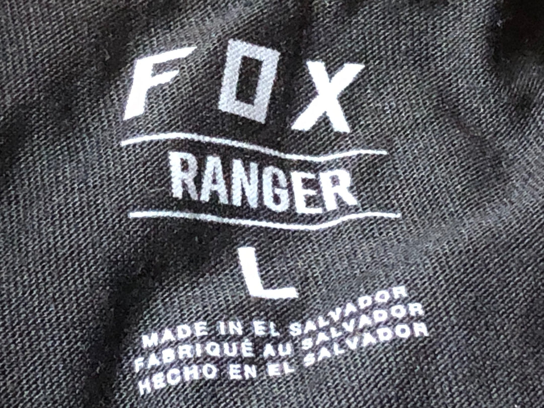 KC656 フォックス FOX RANGER 長袖 トレイルシャツ 黒 オレンジ L