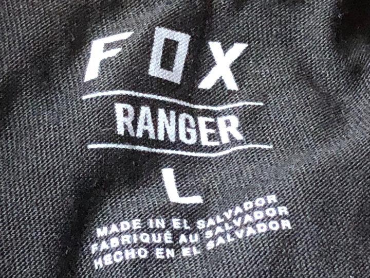 KC656 フォックス FOX RANGER 長袖 トレイルシャツ 黒 オレンジ L
