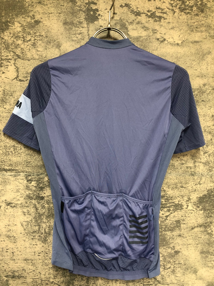 KL454 ラファ Rapha PRO TEAM WOMEN'S FLYWEIGHT JERSEY 半袖 サイクルジャージ 紫 XS ※動物の毛